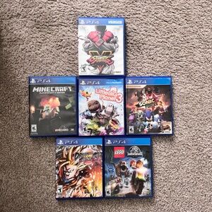 Sony PlayStation 4 PS4 Game Bundle Lot Of 6 (2)